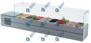 Настольная витрина «БОЛОНЬЕЗЕ-8»