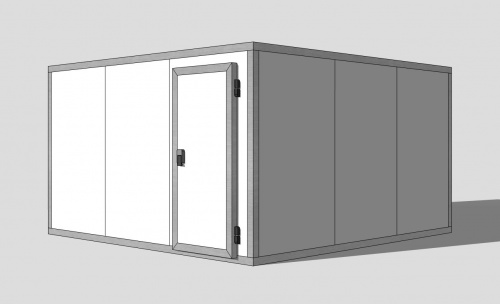 Холодильная камера 80 мм, 2,2х3,76x3,76
