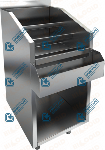 Ликёрная лестница с бортом и доп. карманом  HICOLD  НБМЛЛ-6/5БК