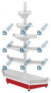 Стеллаж торцевой