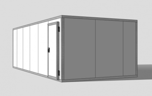 Холодильная камера 80 мм, 2,2х3,16x7,06