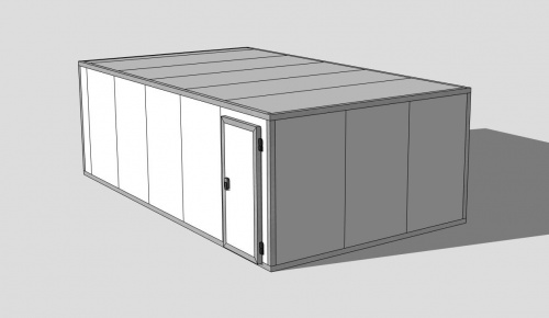 Холодильная камера 80 мм, 2,2х3,76x6,46