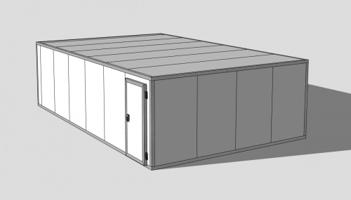 Холодильная камера 80 мм, 2,2х4,96x7,66