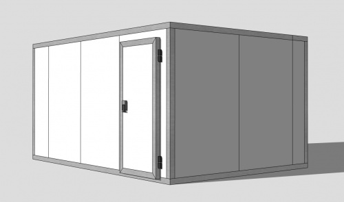 Холодильная камера 80 мм, 2,2х2,86х4,36