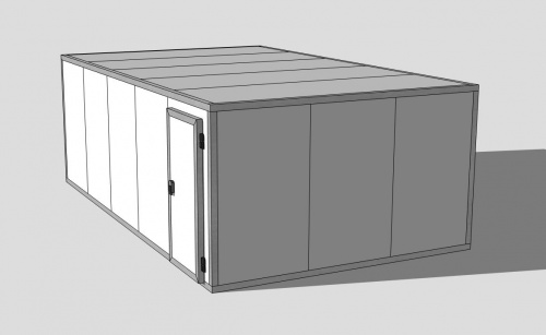 Холодильная камера 80 мм, 2,2х3,76x6,16