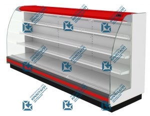 Пристенная витрина Варшава 160/94 ВХСп-3,75