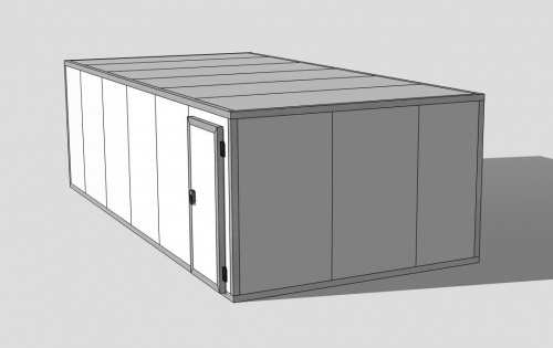Холодильная камера 80 мм, 2,2х3,46x7,06