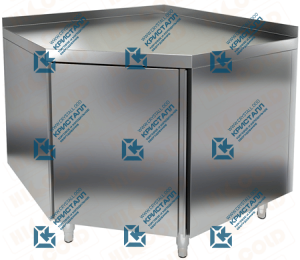 Стол угловой закрытый с бортом  HICOLD  НБМСЗУН-7Б