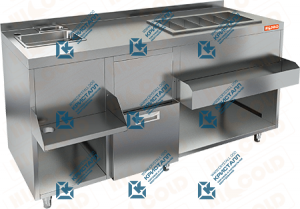 Барная станция  HICOLD  НБМКС-15/5БПК (без ящика)