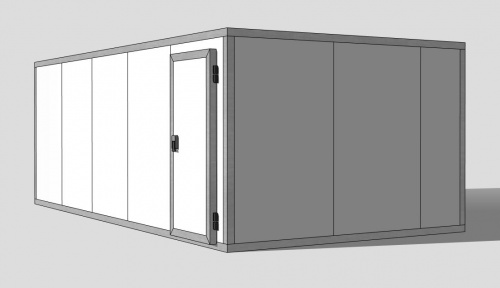 Холодильная камера 80 мм, 2,2х3,16x6,16