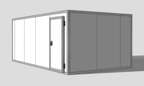 Холодильная камера 80 мм, 2,2х3,16x5,26