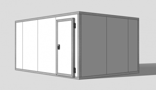 Холодильная камера 80 мм, 2,2х3,16x4,36