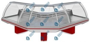 Холодильная витрина Парабель ВХС-УН