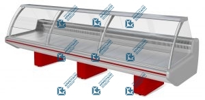 Холодильная витрина Парабель ВХСн-1,875