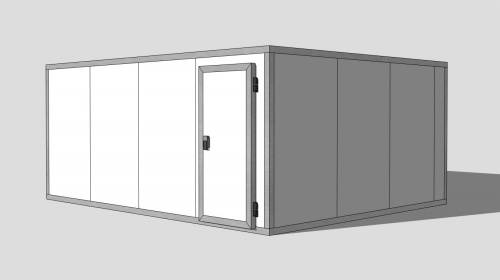 Холодильная камера 80 мм, 2,2х4,06х4,96