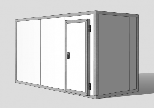 Холодильная камера 80 мм, 2,2х1,66х4,06