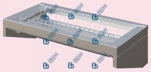 Полка для тарелок ПКТ-650Э АЛЕНТА