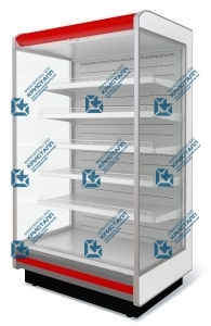 Пристенная витрина Варшава 210/94 ВХСп-1,25
