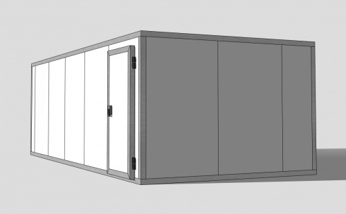 Холодильная камера 80 мм, 2,2х3,16x6,46