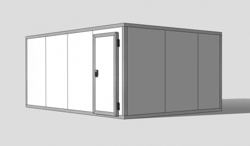 Холодильная камера 80 мм, 2,2х3,46x4,96