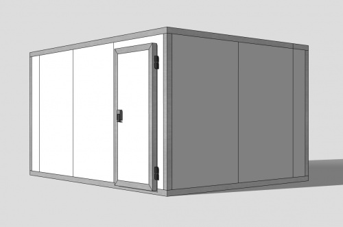 Холодильная камера 80 мм, 2,2х2,86х4,06