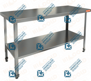 Стол центральный с полкой  HICOLD  НСО-15/6П ЭН