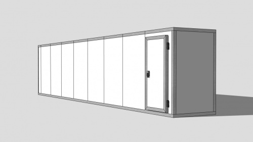 Холодильная камера 80 мм, 2,2х1,36х10,06