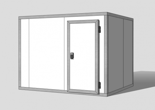 Холодильная камера 80 мм, 2,2х2,26x2,86