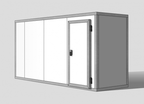 Холодильная камера 80 мм, 2,2х1,36х4,36