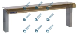 Регата — полка 1-но ярусная-1840