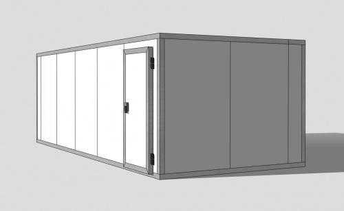 Холодильная камера 80 мм, 2,2х2,86х6,46