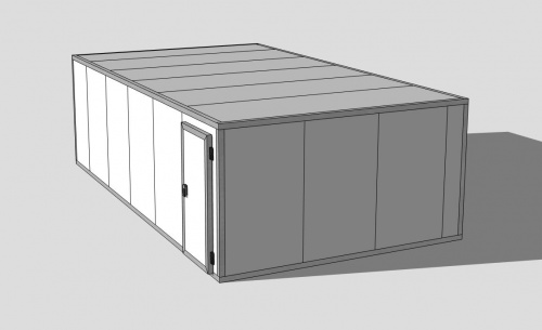 Холодильная камера 80 мм, 2,2х4,06х7,06
