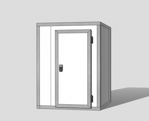 Холодильная камера 80 мм, 2,2х1,66х1,66