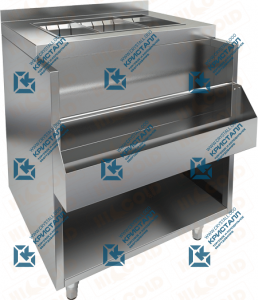 Барная станция с бортом и доп. карманом  HICOLD  НБМВЛ-6/6БК