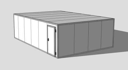 Холодильная камера 80 мм, 2,2х4,96x7,06