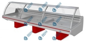 Холодильная витрина Парабель ВХСл -1,25