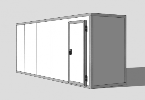 Холодильная камера 80 мм, 2,2х1,36х5,86