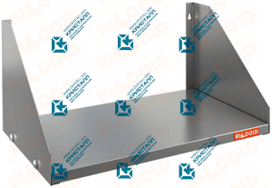 Полка нержавеющая настенная сплошная  HICOLD  НПС-6/3