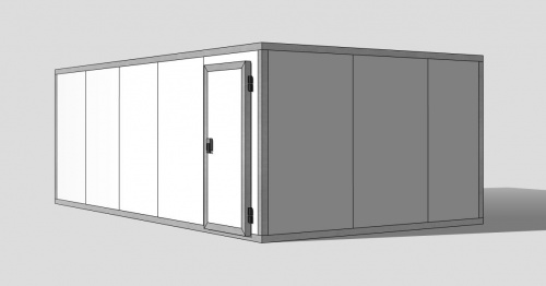 Холодильная камера 80 мм, 2,2х3,46x6,16