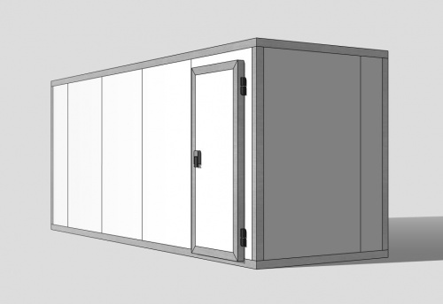 Холодильная камера 80 мм, 2,2х1,66х5,56