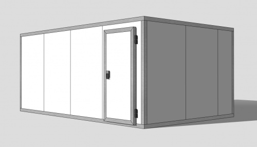 Холодильная камера 80 мм, 2,2х3,16x4,96