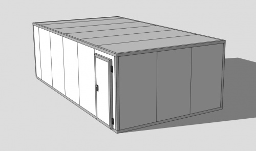 Холодильная камера 80 мм, 2,2х3,76x6,76