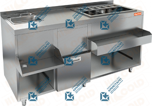 Барная станция  HICOLD  НБМКС-16/6БПК (без ящиков)