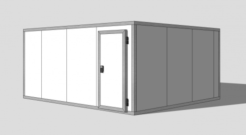 Холодильная камера 80 мм, 2,2х4,06х4,66