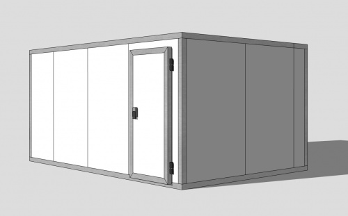 Холодильная камера 80 мм, 2,2х2,86х4,66