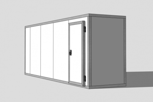 Холодильная камера 80 мм, 2,2х1,36х5,56