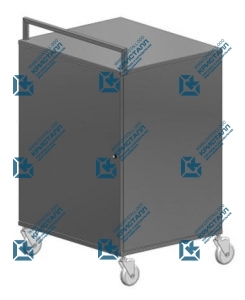 Тележка закрытая для транспортировки мясных полуфабрикатов