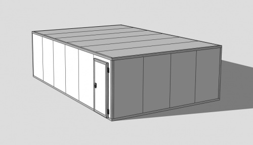 Холодильная камера 80 мм, 2,2х4,96x7,36