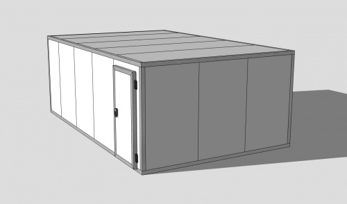 Холодильная камера 80 мм, 2,2х3,76x5,86
