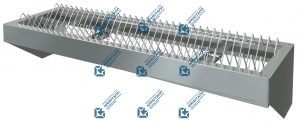 Полка настенная для тарелок